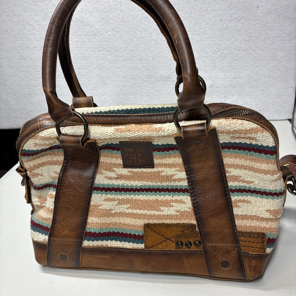 sTs Ranchwear Palomino Serape Sansa Large Satchel Crossbody Bag Shoulder Purse‎